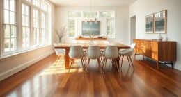 spacious meal area pathways