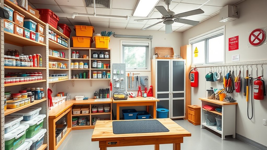 store handle organize safely