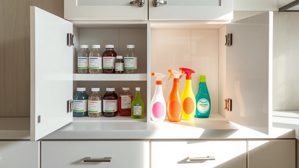 store medicines safely away