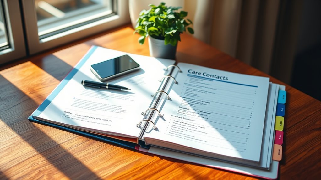 support contacts for caregiving