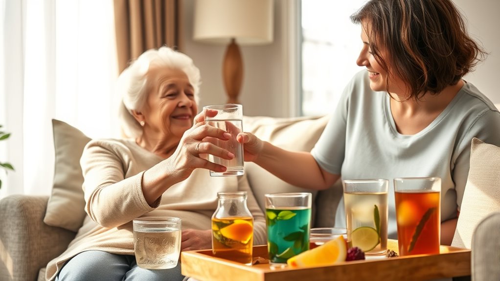 support family hydration efforts