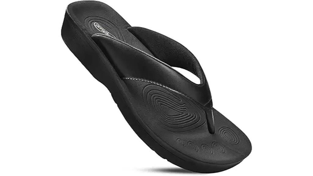 supportive women s flip flops