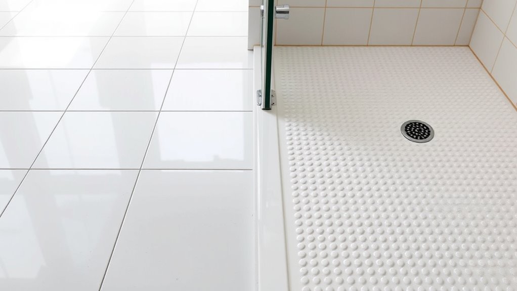 surface texture and footwear