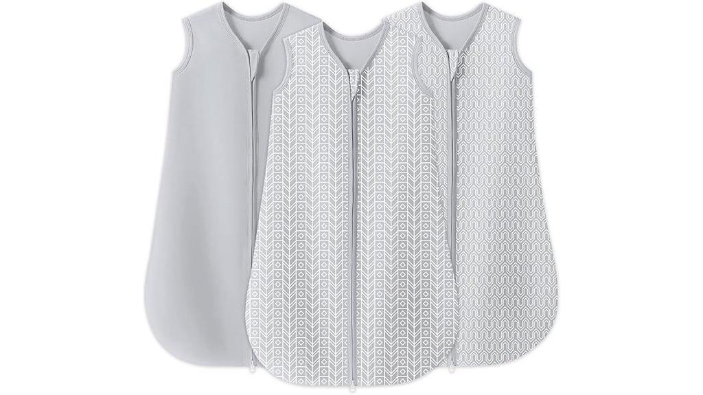 three pack baby sleep sacks