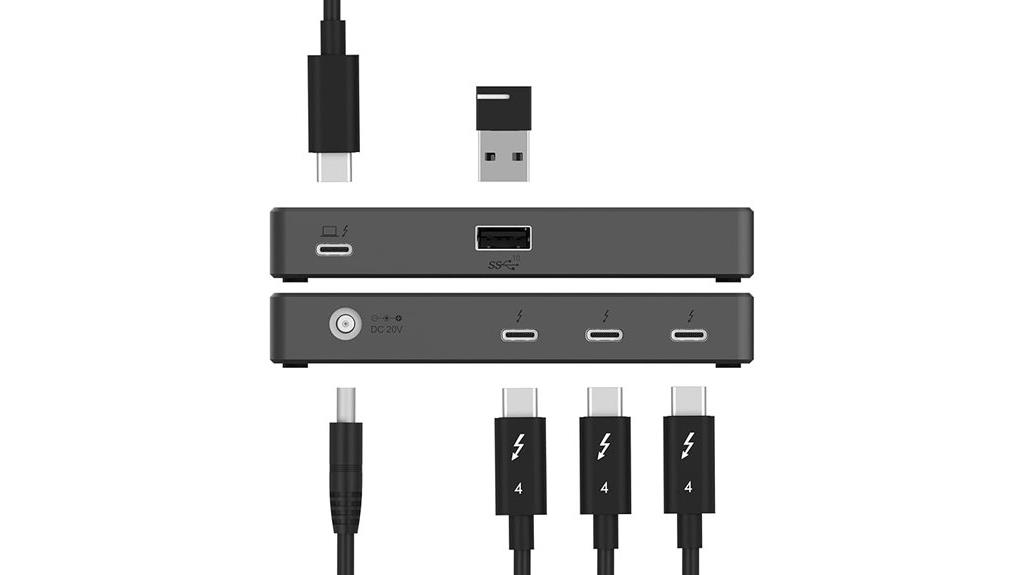 thunderbolt 4 usb c dock