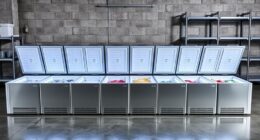 top garage chest freezers