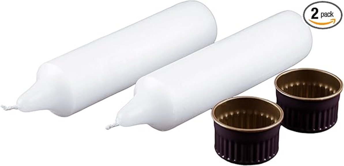 two pack emergency candles
