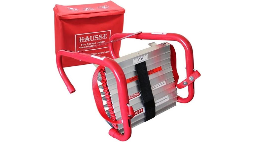 two story fire escape ladder