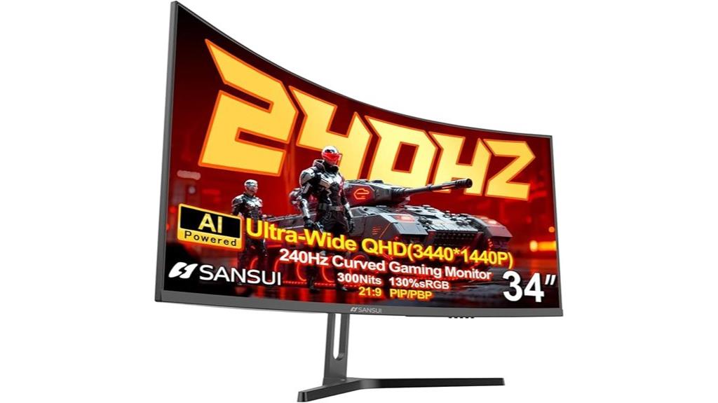 ultrawide 34 inch gaming monitor