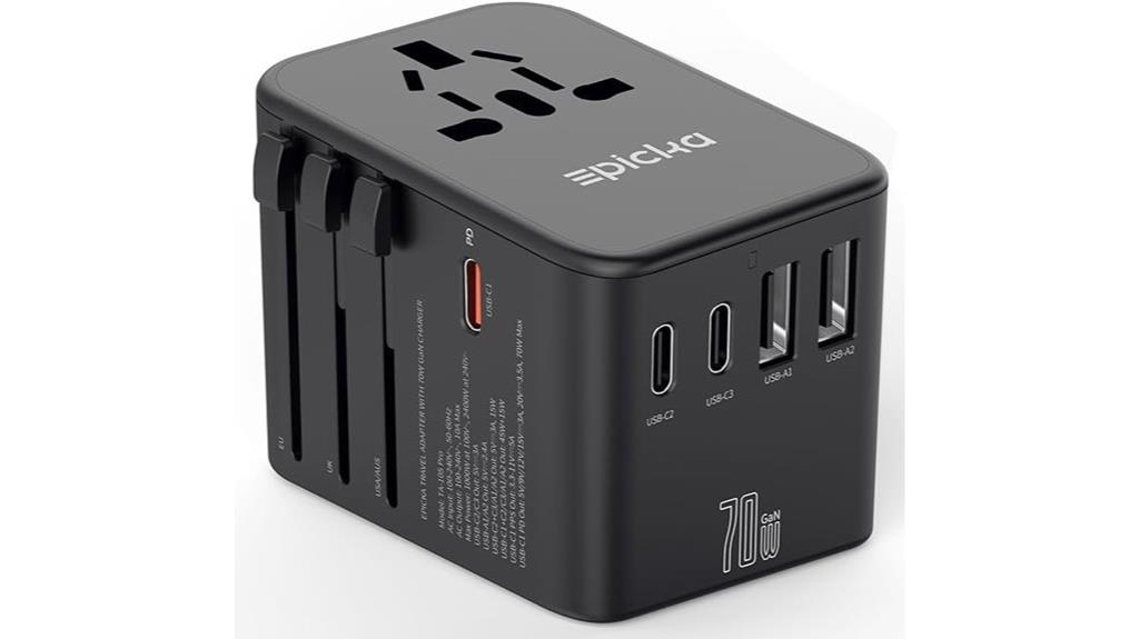 universal multi port travel adapter