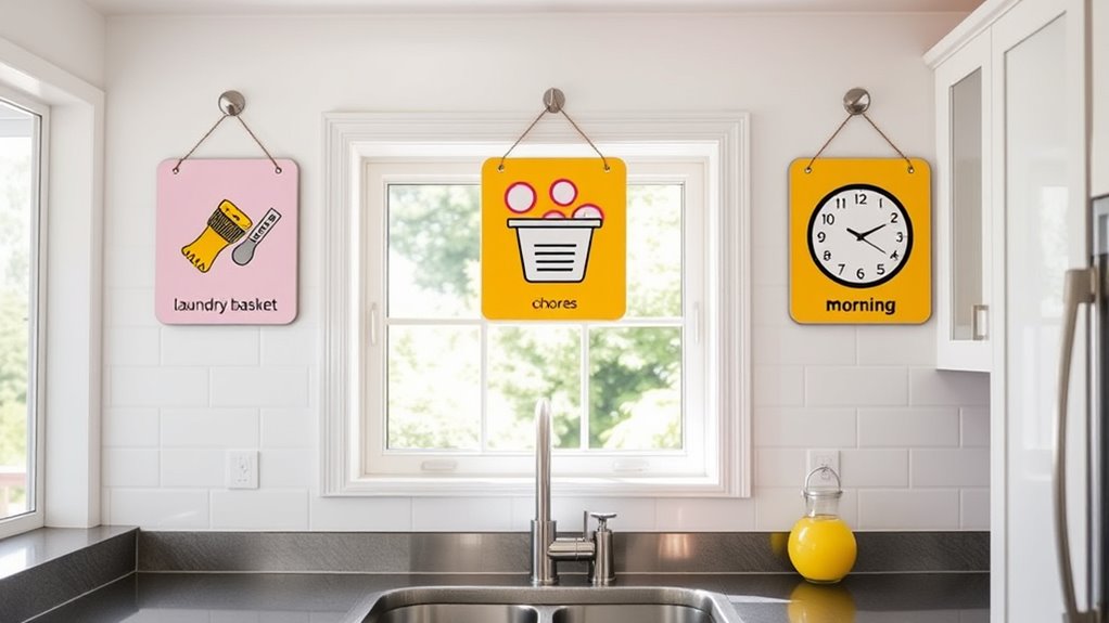 use consistent visual signs