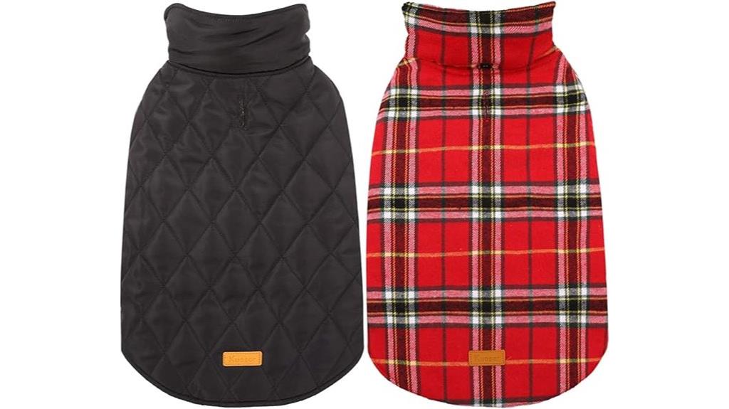 waterproof reversible dog coat