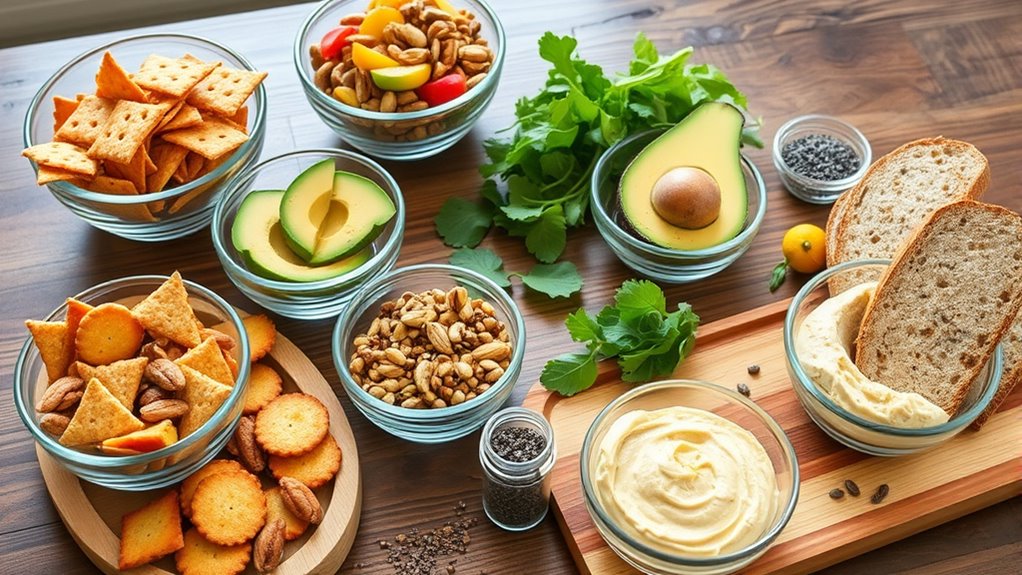 whole grains and healthy fats