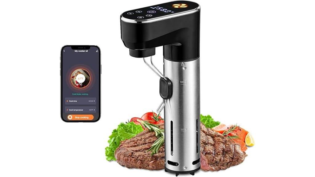 wifi enabled 1300w sous vide