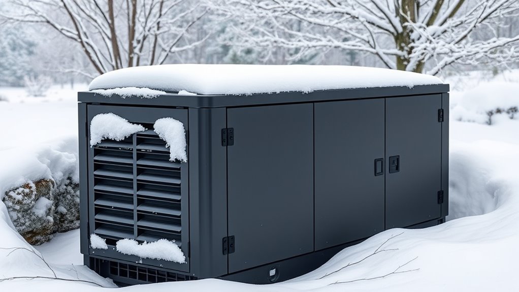 winter generator enclosure protection