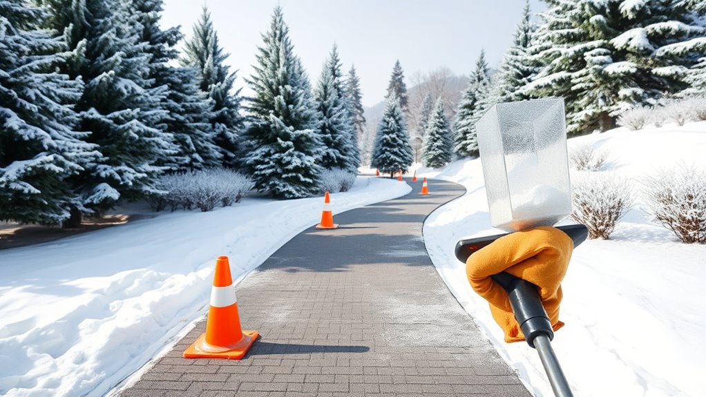 winter walkways safety measures