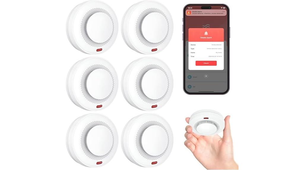 wireless smoke detector pack
