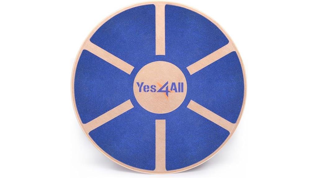 wooden balance wobble board