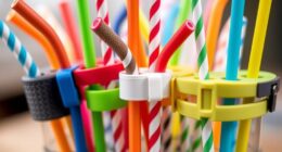 accessible straw holder options