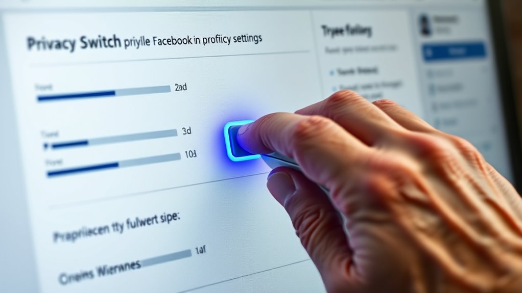 adjust profile privacy settings