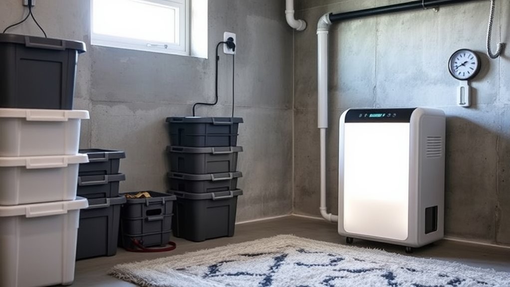basement dehumidifier selection tips