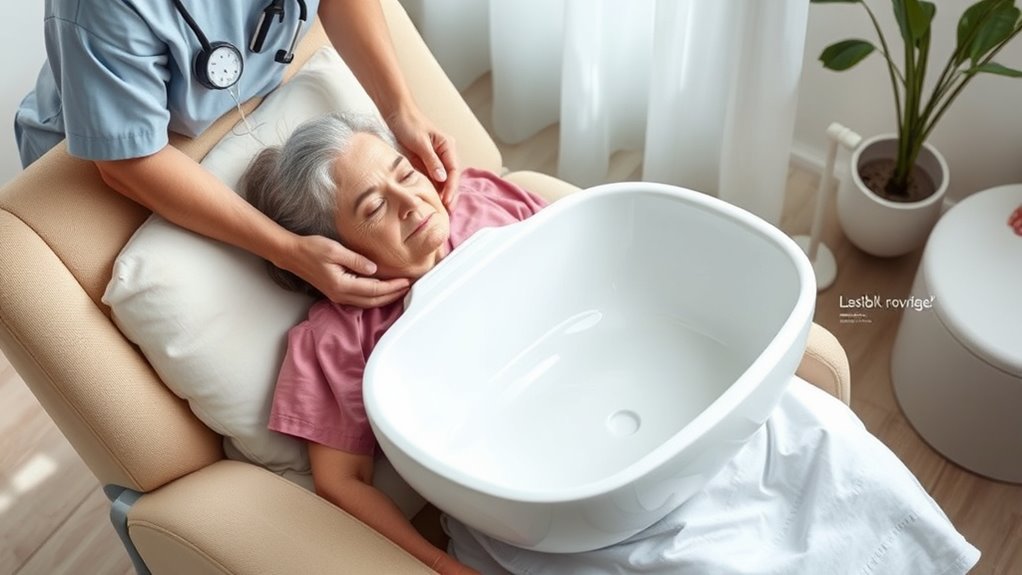 bedside hair washing solutions