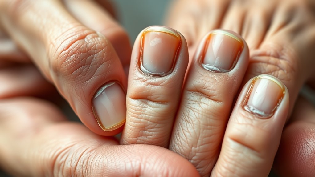 calcium deficiency weakens nails