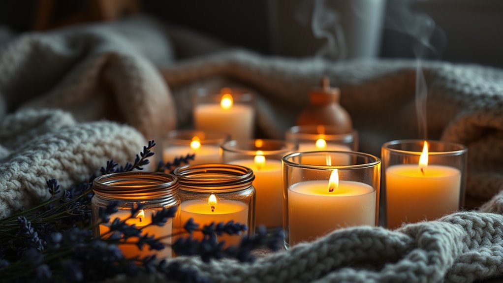 choosing calming scented candles