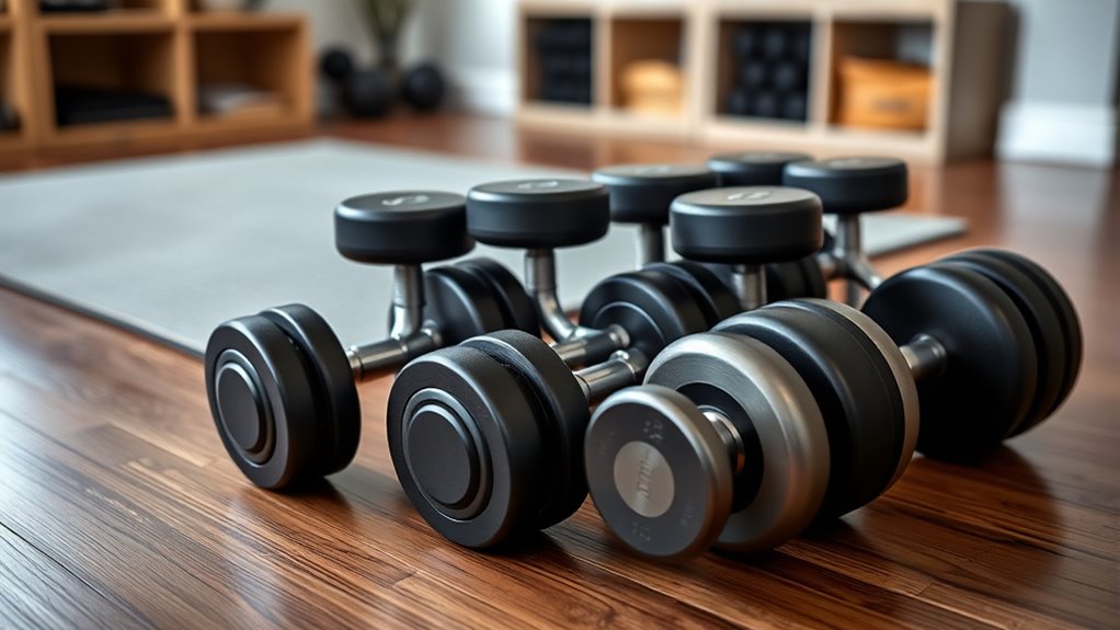 choosing dumbbells for home