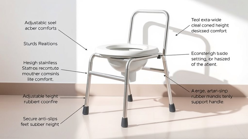 choosing durable comfortable commode