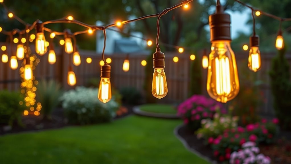 choosing outdoor string lights