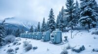 cold weather lithium power stations