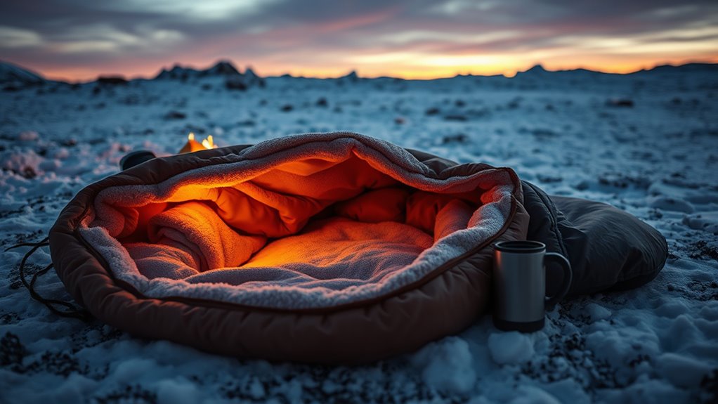 cold weather sleeping bag essentials