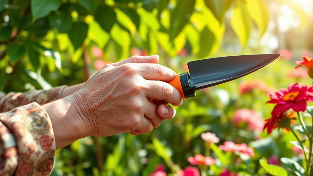 comfortable safe gardening tools
