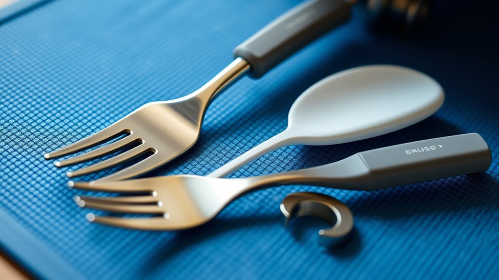 comfortable secure durable utensils