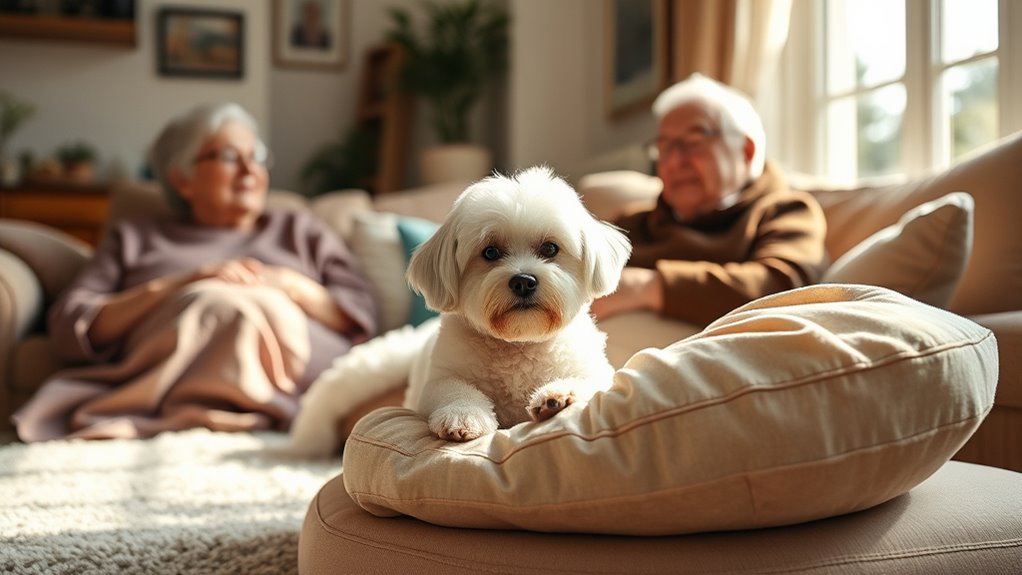 create cozy pet relaxation area