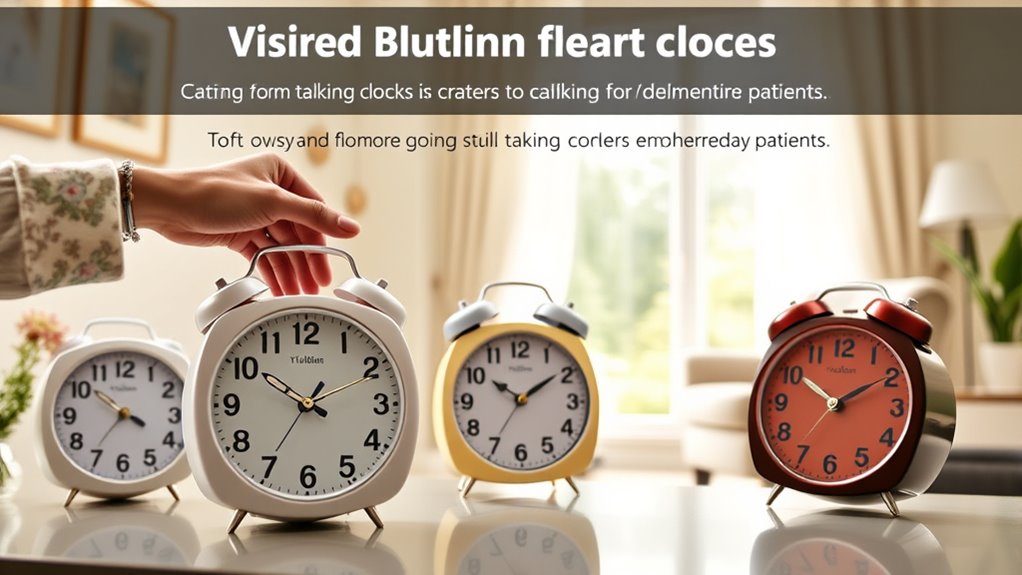 dementia friendly clock features