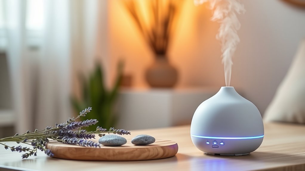 diffuser features for relaxation