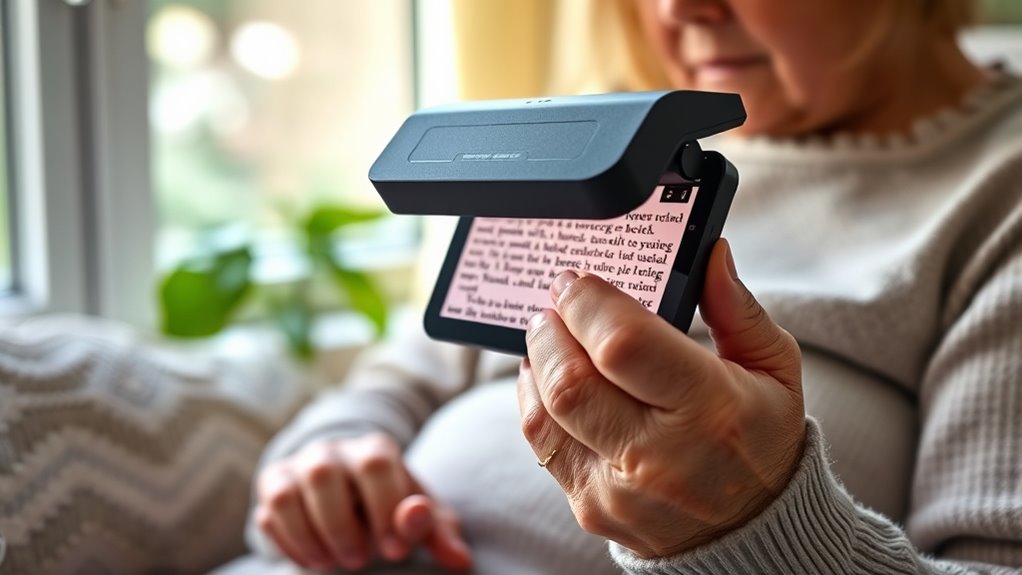 ease magnification display