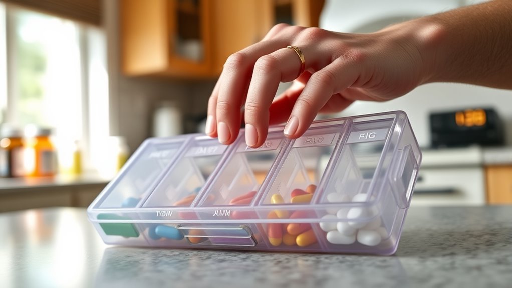 easy to use senior pill organizer
