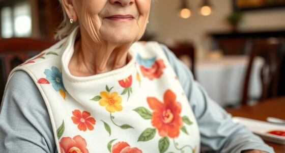 elderly dignified dining bibs