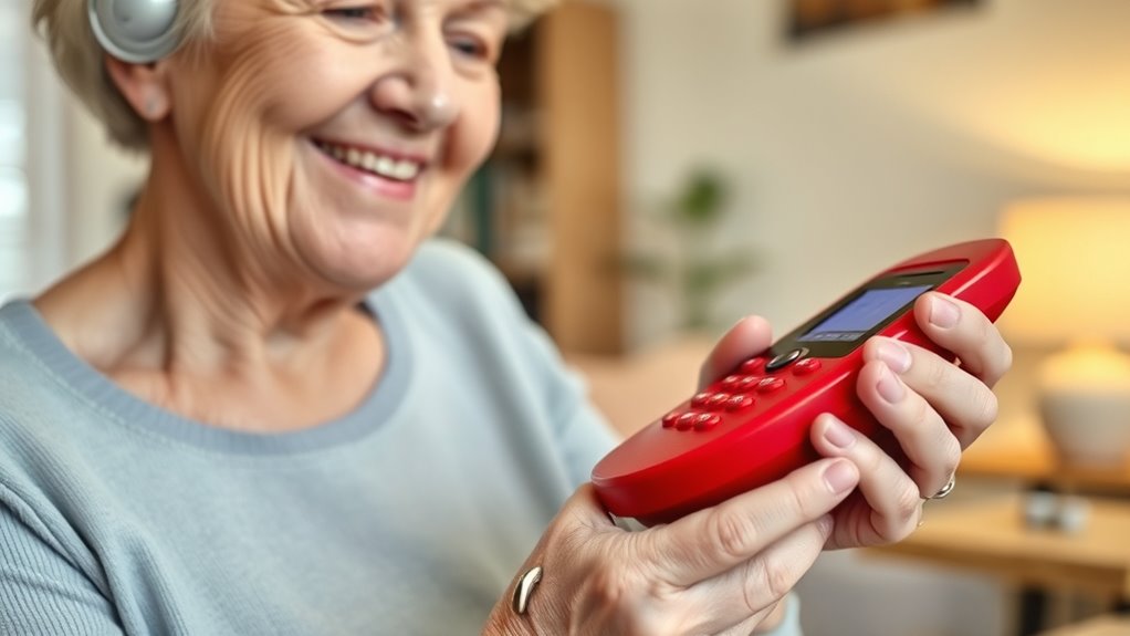 elderly friendly amplified phone features