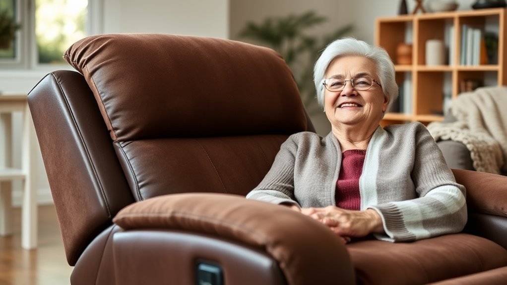 elderly recliner safety features