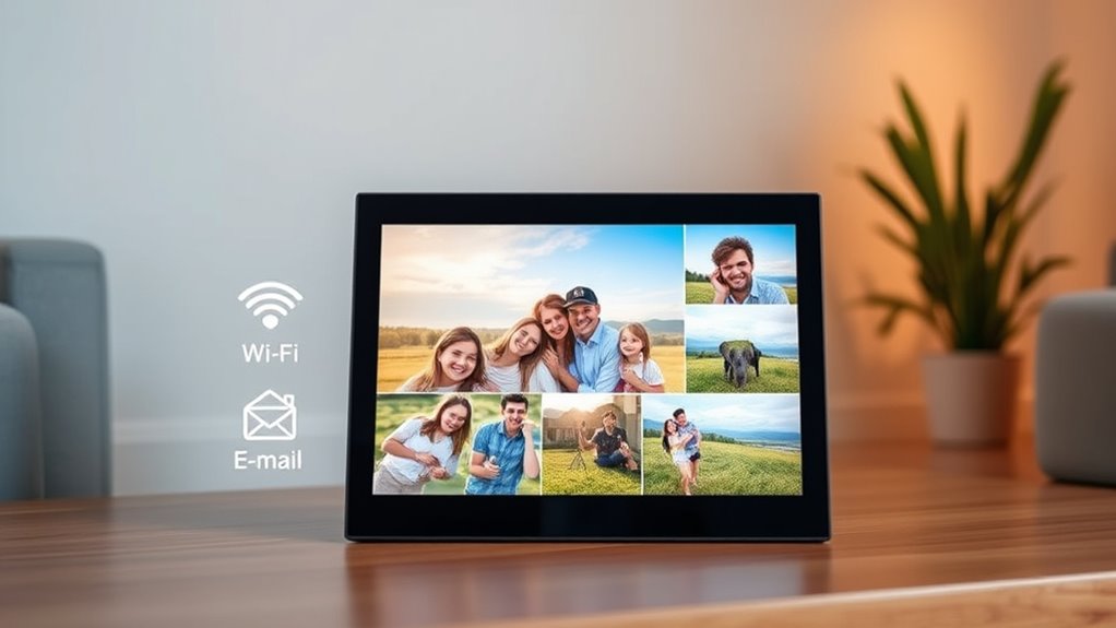 email photo sharing features