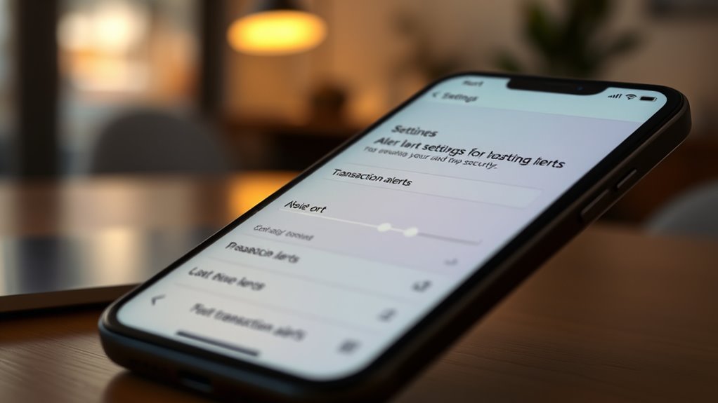 enable account activity alerts
