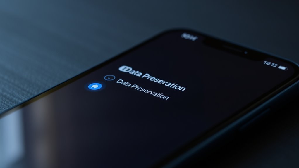 enable data security options