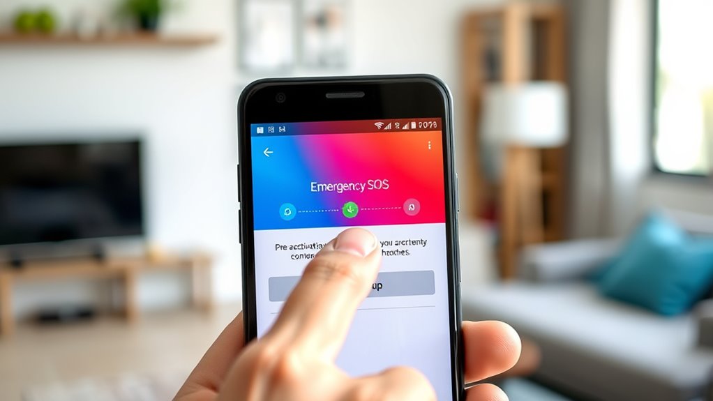 enable emergency sos feature