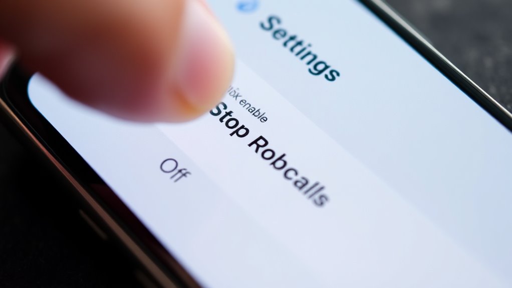 enable robocall blocking feature