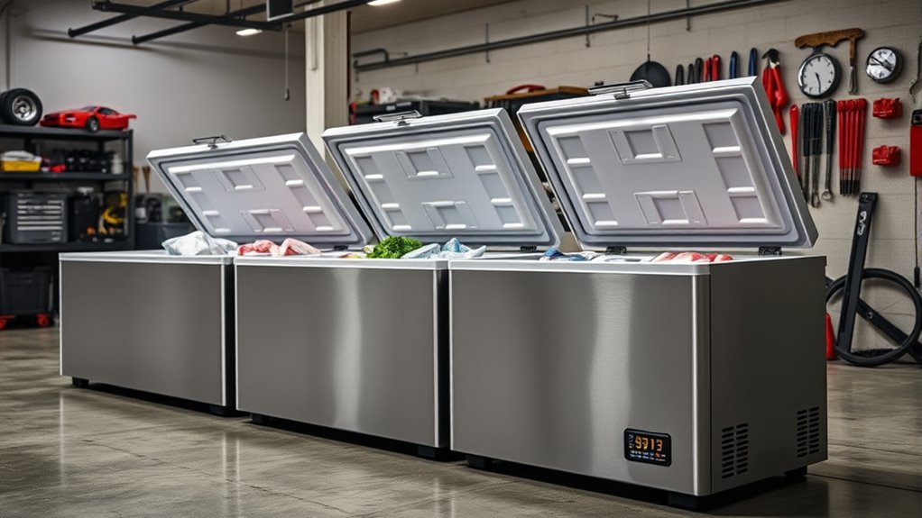 garage freezer selection tips