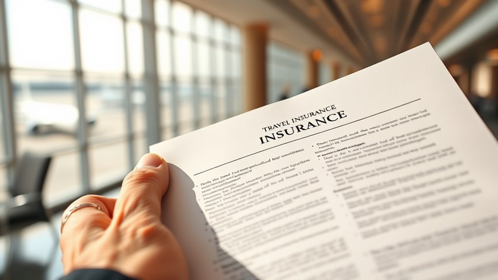 important travel insurance details